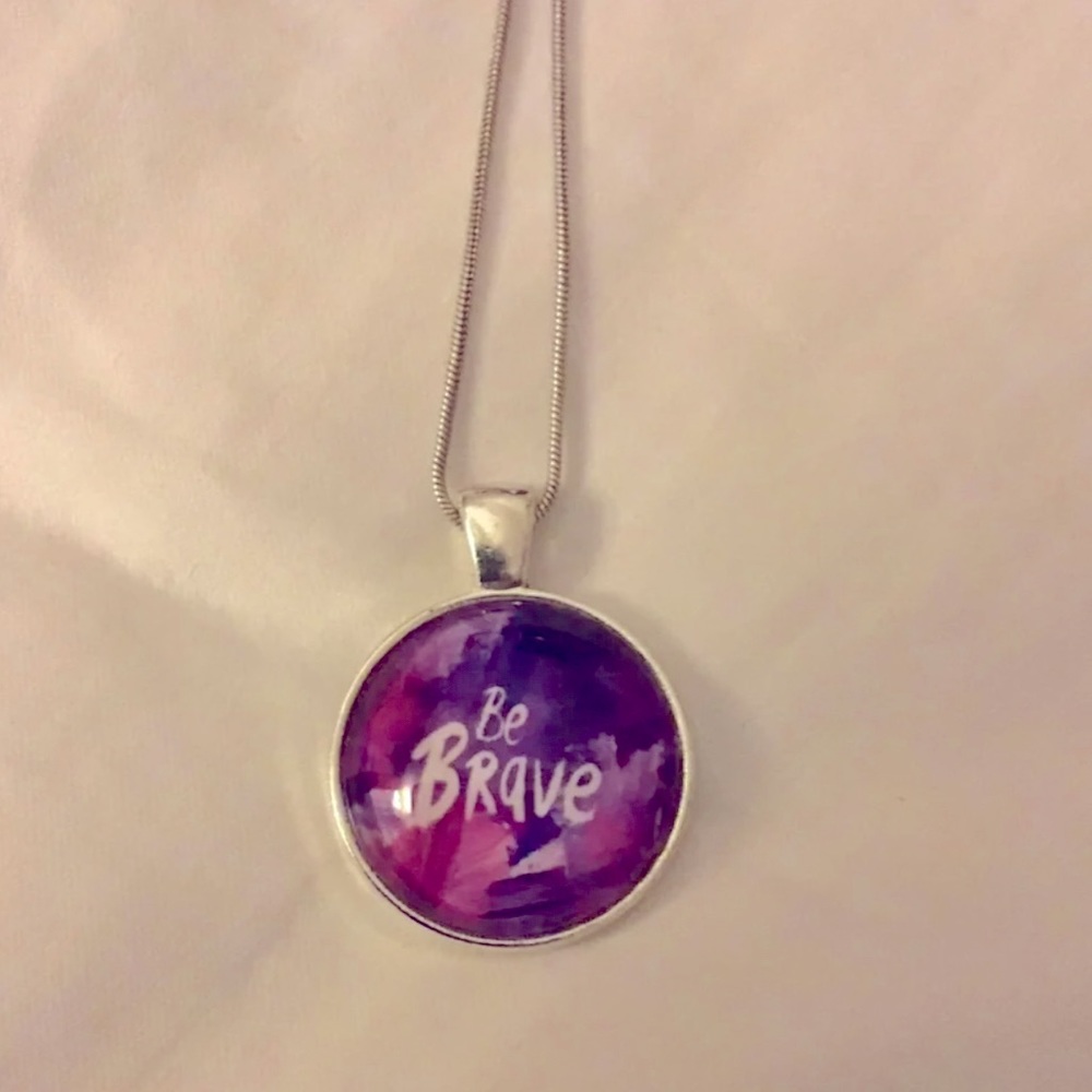 Be brave necklace